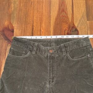 L.L. Bean Women's Straight Leg Jeans - Olive Green